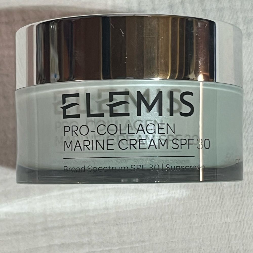 ELEMIS Pro-Collagen Marine Cream SPF 30 - Silver and White, New never used